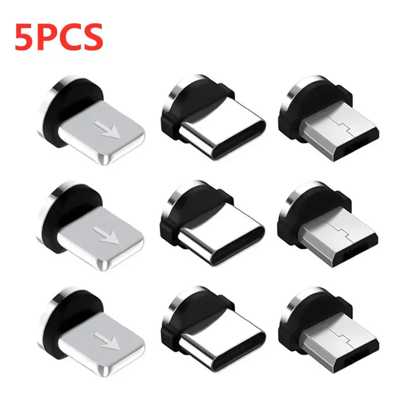 5PCS Round Magnetic Cable plug Type C Micro USB C Plugs Fast Charging Cable Adapter Phone Microusb Type-C Magnet Charger Plug
5PCS Round Magnetic Cable plug Type C Micro USB C Plugs Fast Charging Cable Adapter Phone Microusb Type-C Magnet Charger Plug