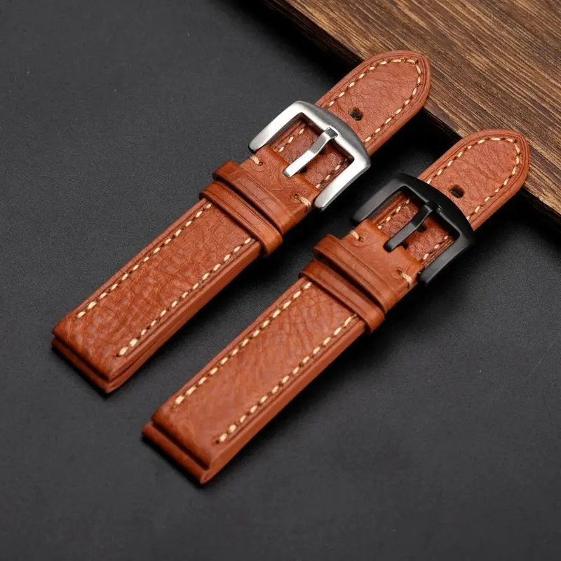 New Retro Genuine Leather Watch Strap Cowhide Leather Watchband Bracelet Belt 20 22mm Women Men Brown Smart Watch Band
New Retro Genuine Leather Watch Strap Cowhide Leather Watchband Bracelet Belt 20 22mm Women Men Brown Smart Watch Band