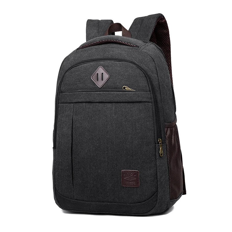 

Холщовый мужской рюкзак для ноутбука, студенческие школьные ранцы для подростков, винтажный Повседневный дорожный ранец