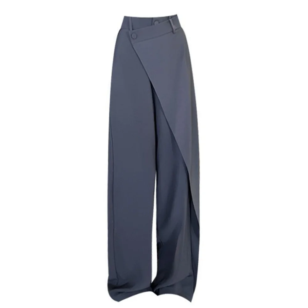 Korean Fashion Suit Trouser Women Losse Buttons Irregular Patchwork High Waist wide leg Pants Solid Long Cargo Pant Y2k Clothes
Korean Fashion Suit Trouser Women Losse Buttons Irregular Patchwork High Waist wide leg Pants Solid Long Cargo Pant Y2k Clothes