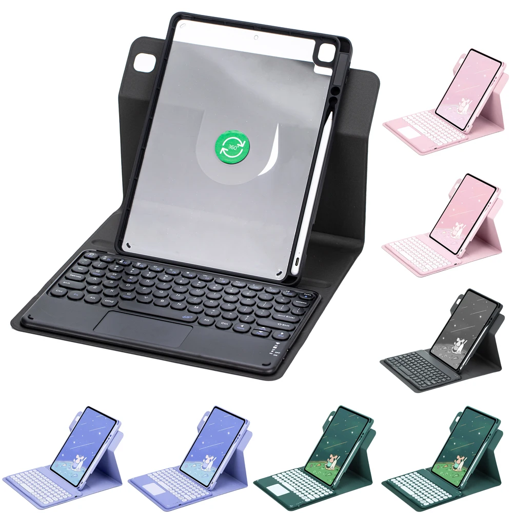 Rotation Magnetic Keyboard Case for iPad Air 5 10.9 10th 2022 Flip Stand Cover Protector for iPad 10.2 9 8 7th Pro 10.5 Air 3
Rotation Magnetic Keyboard Case for iPad Air 5 10.9 10th 2022 Flip Stand Cover Protector for iPad 10.2 9 8 7th Pro 10.5 Air 3