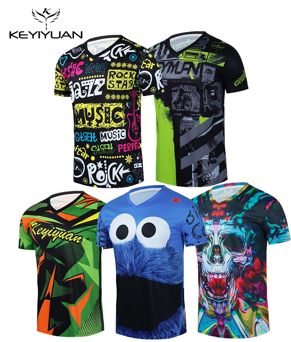 KEYIYUAN Cycling Clothing New Selling Men's Summer Short-sleeved T-shirt MTB Enduro Motocross Racing Mountain Road Bike Jersey
KEYIYUAN Cycling Clothing New Selling Men's Summer Short-sleeved T-shirt MTB Enduro Motocross Racing Mountain Road Bike Jersey