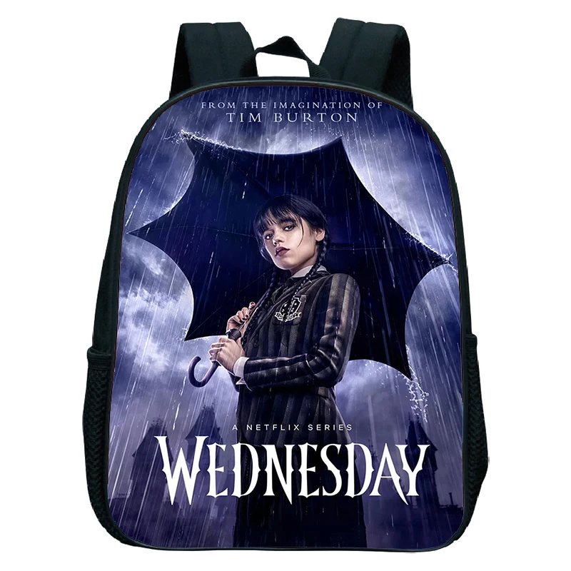 Wednesday Addams Backpack Small School Bag Kindergarten Rucksack Primary School Students Bookbag Kids Backpacks 
Wednesday Addams Backpack Small School Bag Kindergarten Rucksack Primary School Students Bookbag Kids Backpacks