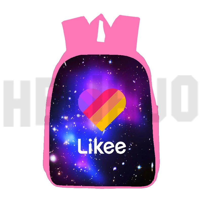 

Trendy 3D Print Anime Russia Type Pink Bags Likee Backpacks for School Teenagers Girls 16 Inch Like Video App Schoolbags