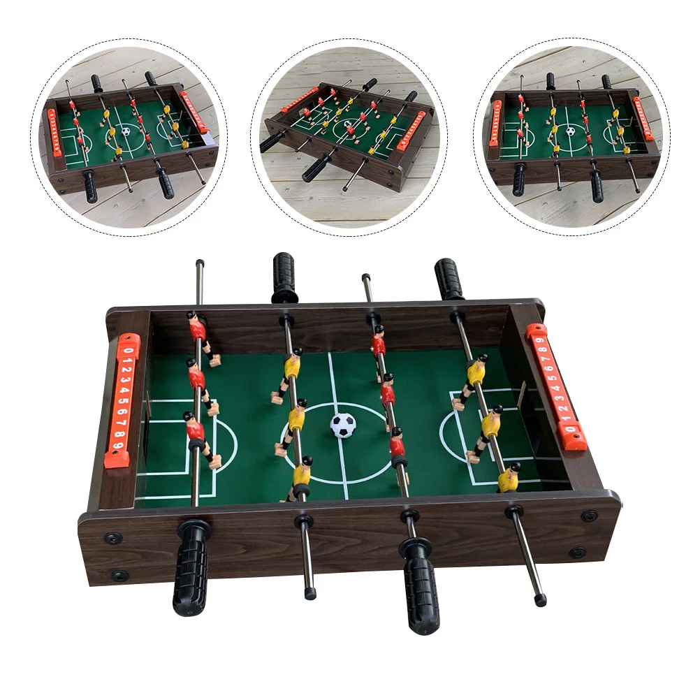 Wooden Foosball Table Interactive Foosball Game Household Soccer Table Kids Supply
Wooden Foosball Table Interactive Foosball Game Household Soccer Table Kids Supply