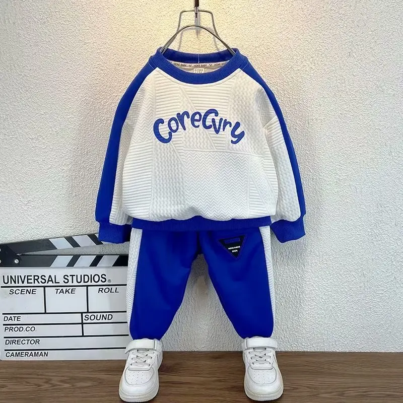 Patchwork Tracksuits Casual Sports Sweatshirts+trousers Kids Boys Simple Loose Printing Two-pieces Streetwear 2 4 6 8 10 Outfits
Patchwork Tracksuits Casual Sports Sweatshirts+trousers Kids Boys Simple Loose Printing Two-pieces Streetwear 2 4 6 8 10 Outfits