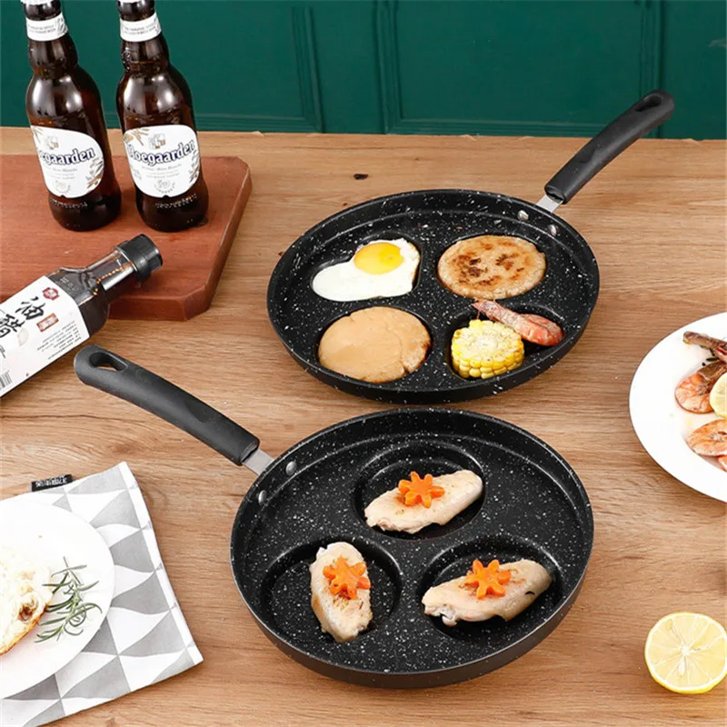3/4 Holes Non-Stick Egg Frying Pan Cooker Omelet Pancake Pan with Anti-Scalding Handle Kitchen Cooking Pots Cookware Accessories
3/4 Holes Non-Stick Egg Frying Pan Cooker Omelet Pancake Pan with Anti-Scalding Handle Kitchen Cooking Pots Cookware Accessories