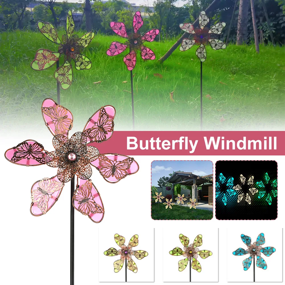 Luminous Butterfly Metal Windmill Wind Spinner Garden Decor Butterfly Wind Spinners For Yard And Garden Wind Sculptures Spinners
Luminous Butterfly Metal Windmill Wind Spinner Garden Decor Butterfly Wind Spinners For Yard And Garden Wind Sculptures Spinners
