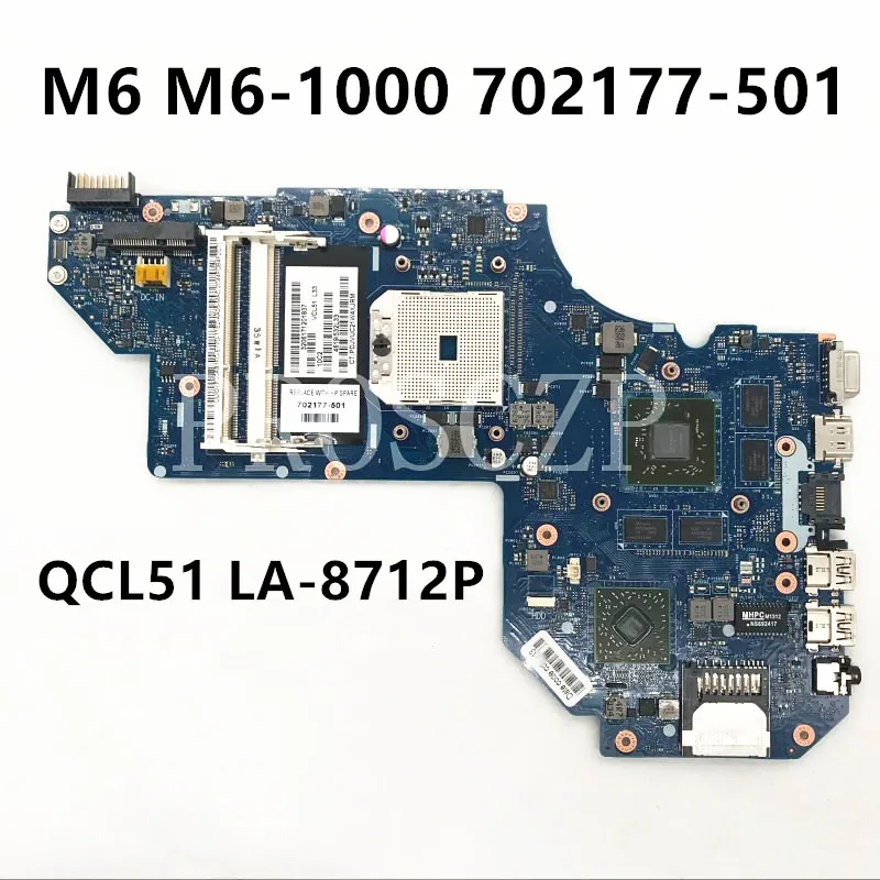 702177-501 702177-001 702177-601 High Quality Mainboard FOR HP M6 M6-1000 Laptop Motherboard QCL51 LA-8712P DDR3 100%Full Tested
702177-501 702177-001 702177-601 High Quality Mainboard FOR HP M6 M6-1000 Laptop Motherboard QCL51 LA-8712P DDR3 100%Full Tested