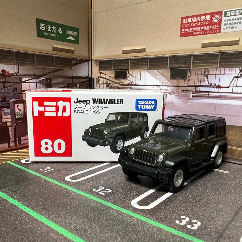 TOMY Alloy Car JEEP No. 80 Jeep Wrangler Rubicon SUV ORV Children's Toys Small Car Model Collection Ornaments
TOMY Alloy Car JEEP No. 80 Jeep Wrangler Rubicon SUV ORV Children's Toys Small Car Model Collection Ornaments
