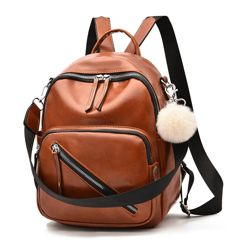 Vintage Brown Leather Backpack Purse For Women Designer Crossbody Book Bag Korean Fashion Travel Anti Theft Backpack Rucksack
Vintage Brown Leather Backpack Purse For Women Designer Crossbody Book Bag Korean Fashion Travel Anti Theft Backpack Rucksack