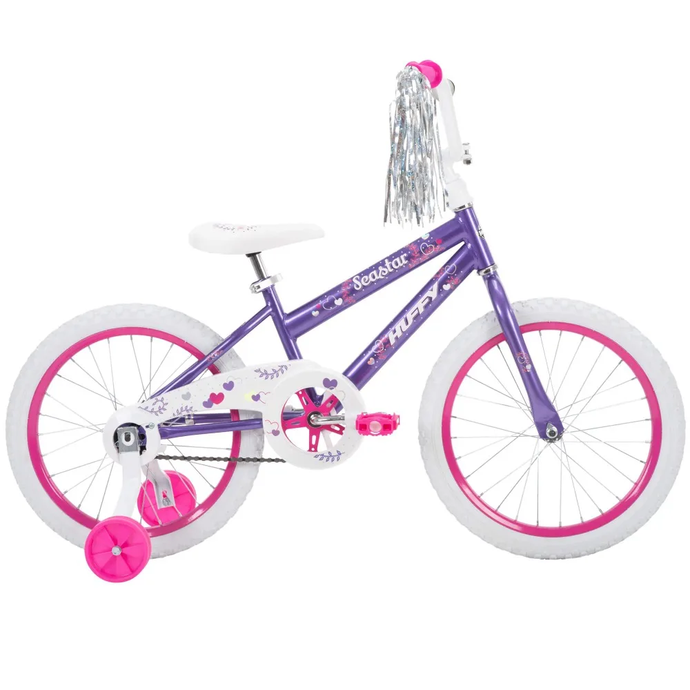 Cycling 18 In. Girl Bike, Metallic Purple, Training-Wheel Bikes, Quick and Easy Assembly
Cycling 18 In. Girl Bike, Metallic Purple, Training-Wheel Bikes, Quick and Easy Assembly