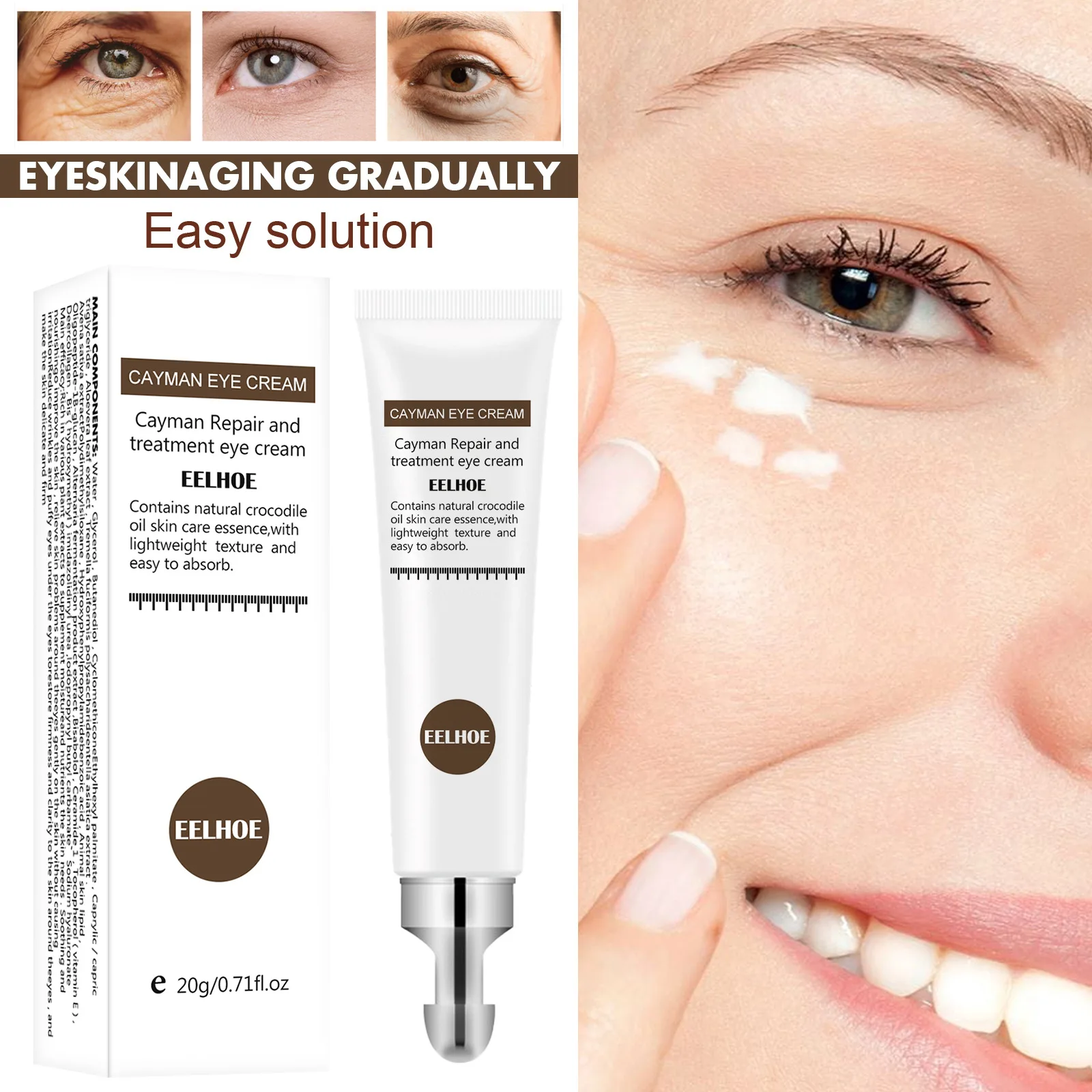Anti-Puffiness Eye Cream Anti Wrinkle Remove Dark Circles Anti-Aging Roller Massager Jojoba Oil Firming Lifting Skin Care
Anti-Puffiness Eye Cream Anti Wrinkle Remove Dark Circles Anti-Aging Roller Massager Jojoba Oil Firming Lifting Skin Care