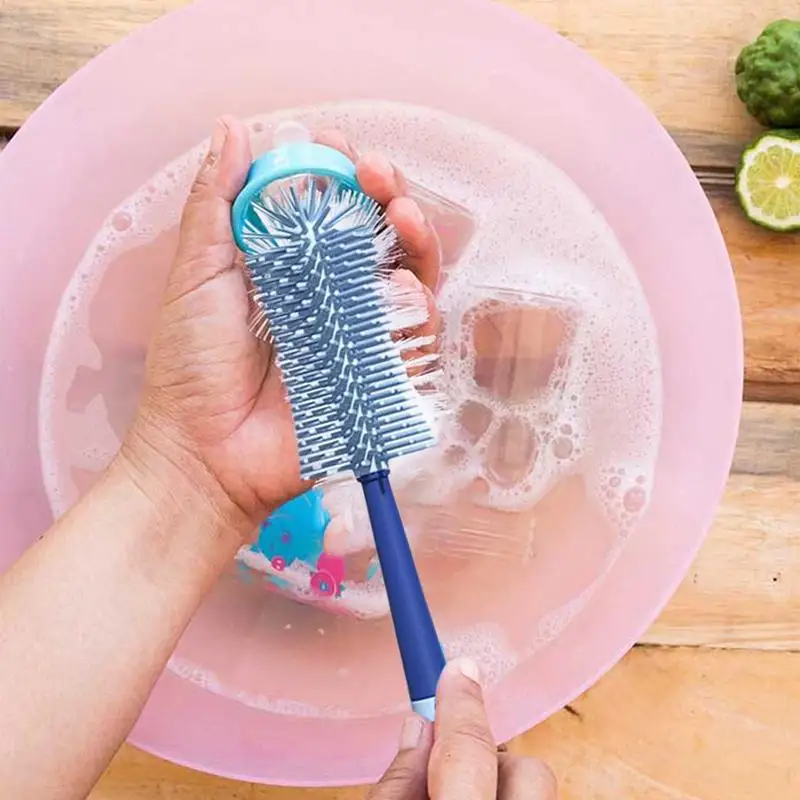 Silicone Bottle Brush Multifunctional Water Bottle Cleaner Brush Set With Straw Brush Hygienic Bottle Cleaner For Narrow Neck
Silicone Bottle Brush Multifunctional Water Bottle Cleaner Brush Set With Straw Brush Hygienic Bottle Cleaner For Narrow Neck