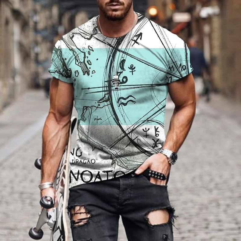 Men's Summer Fashion T-Shirt Stone Clock Like Harajuku 3D Printed Casual Sports O Neck Short Sleeve Retro Top
Men's Summer Fashion T-Shirt Stone Clock Like Harajuku 3D Printed Casual Sports O Neck Short Sleeve Retro Top