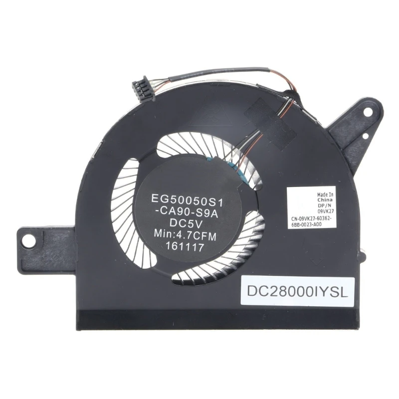 Laptop CPU Radiator 5V 0.4A 4 pin Notebook Cooling Fan for Dell 5580
Laptop CPU Radiator 5V 0.4A 4 pin Notebook Cooling Fan for Dell 5580