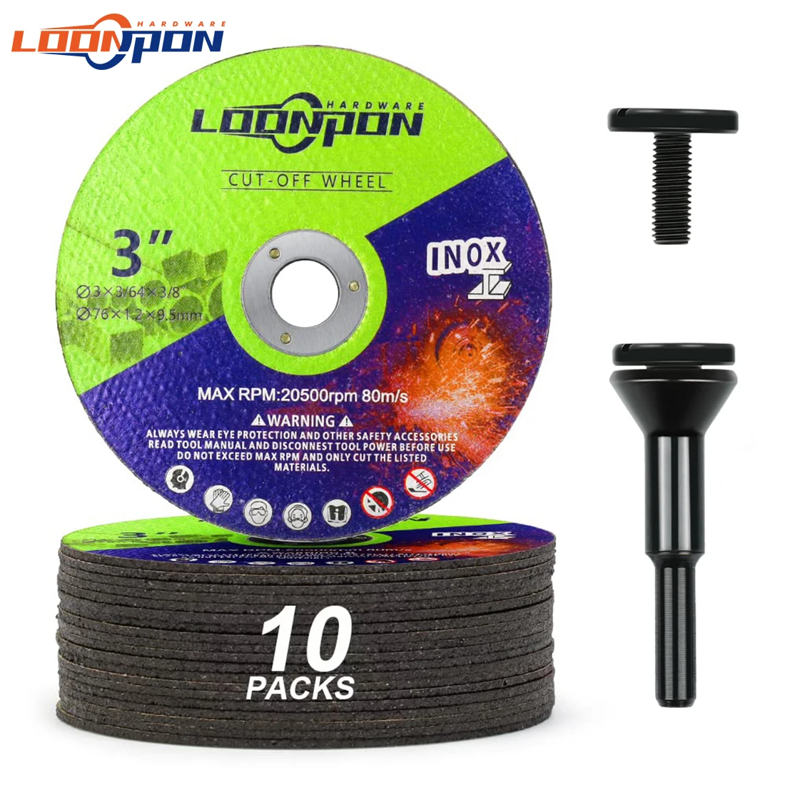 LOONPON отрезные диски 75 мм, 10 шт.
LOONPON отрезные диски 75 мм, 10 шт.