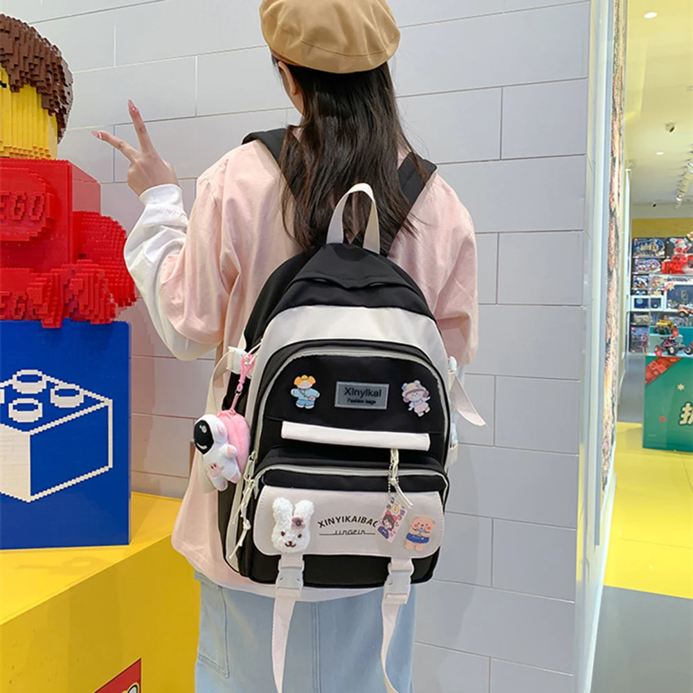 Корейский школьный рюкзак 2021, милые рюкзаки для девочек-подростков, женские школьные ранцы, женский большой дорожный рюкзак с мультипликац...
Корейский школьный рюкзак 2021, милые рюкзаки для девочек-подростков, женские школьные ранцы, женский большой дорожный рюкзак с мультипликац...