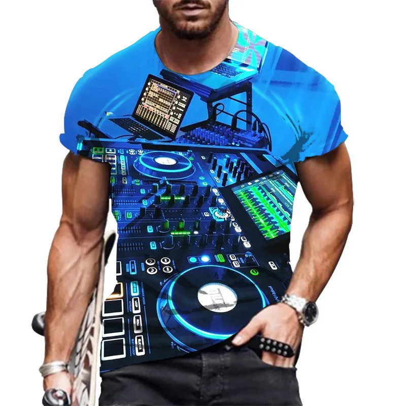 2023 DJ T Shirt For Men 3d Cd Print Short Sleeve Tops Nightclub Music T-shirts Oversized Tee Shirt Men Clothing Party Rock Tops
2023 DJ T Shirt For Men 3d Cd Print Short Sleeve Tops Nightclub Music T-shirts Oversized Tee Shirt Men Clothing Party Rock Tops