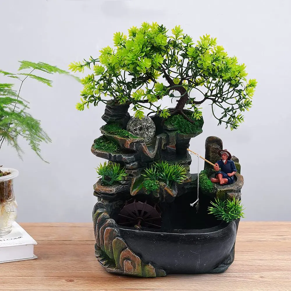Free Shipping Ornament Rockery Fountain Waterfall Fengshui Desktop Zen Decor
Free Shipping Ornament Rockery Fountain Waterfall Fengshui Desktop Zen Decor