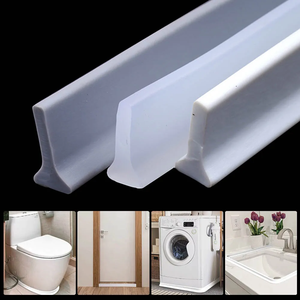 5m Silicone Bathroom Water Barrier Shower Dam Dry&Wet Separation Floor Water Stopper Door Sealing Retaining Strip Blocker Tools
5m Silicone Bathroom Water Barrier Shower Dam Dry&Wet Separation Floor Water Stopper Door Sealing Retaining Strip Blocker Tools