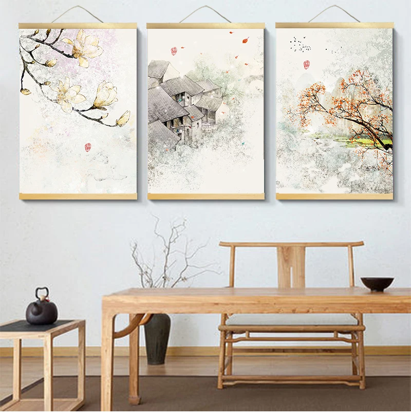 custom chinese style green plants canvas decorative painting Store bedroom living room wall art solid wood scroll painting
custom chinese style green plants canvas decorative painting Store bedroom living room wall art solid wood scroll painting