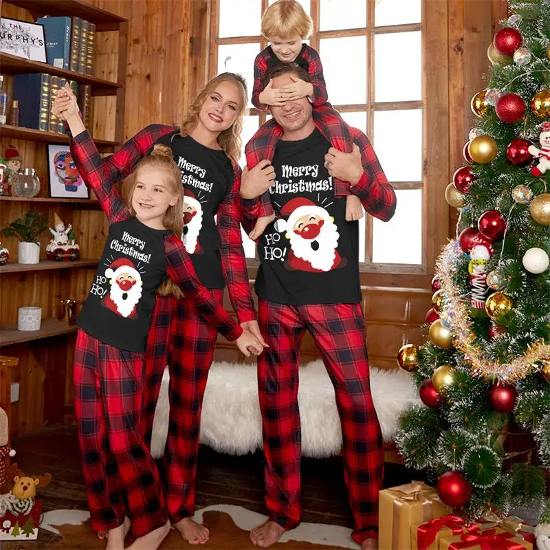2022 Christmas Family Matching Outfits Santa Claus Father Mother Children Baby Pajamas Sets Plaid Mommy and Me Xmas Pj's Clothes
2022 Christmas Family Matching Outfits Santa Claus Father Mother Children Baby Pajamas Sets Plaid Mommy and Me Xmas Pj's Clothes