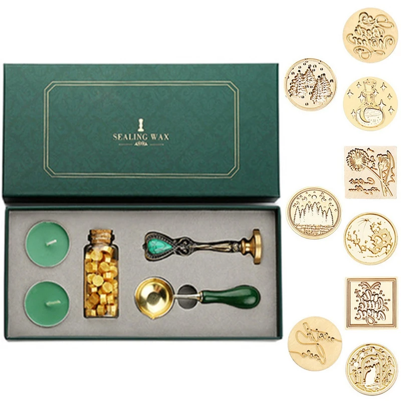 Vintage Sealing Wax Tablet Beads Candle Detachable Spoon Stamp Set With Storage Box Kit DIY Envelope Invitation Craft
Vintage Sealing Wax Tablet Beads Candle Detachable Spoon Stamp Set With Storage Box Kit DIY Envelope Invitation Craft
