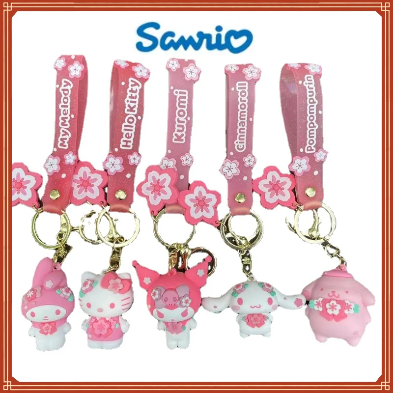 Pink Cherry Blossom Sanrio Doll Cinnamoroll Keychain Charm Cute Cartoon Pendant Car Keychain Ladies Bag Pendant Children's Gift
Pink Cherry Blossom Sanrio Doll Cinnamoroll Keychain Charm Cute Cartoon Pendant Car Keychain Ladies Bag Pendant Children's Gift