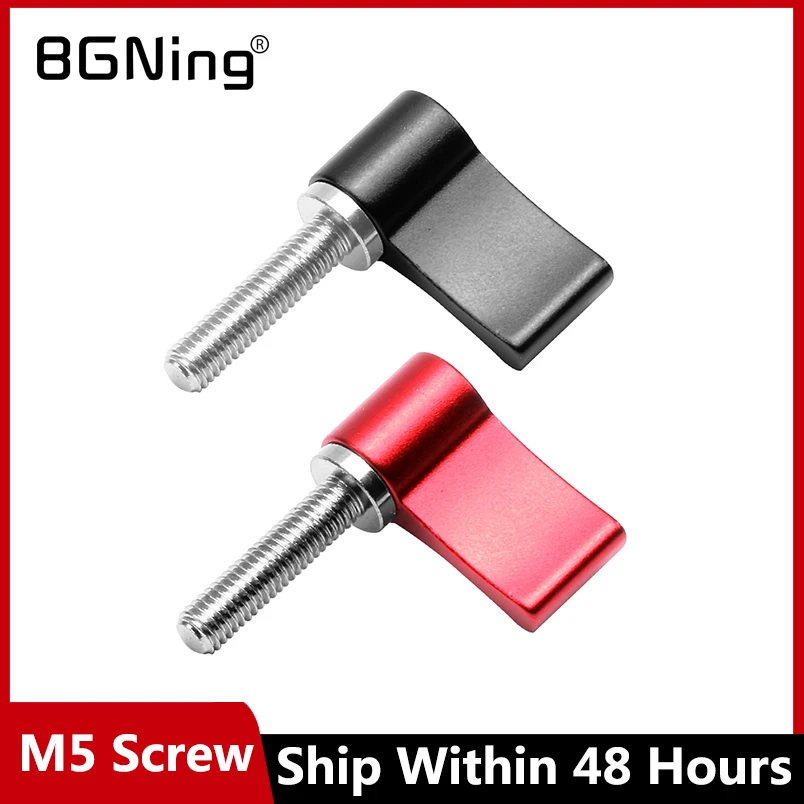 BGNing CNC M4 M5 M6*12mm 17mm 20mm Adjustable Hand Screw Tight Lock Screws for DSLR Camera 15mm Rail Rod Follow Focus Parts
BGNing CNC M4 M5 M6*12mm 17mm 20mm Adjustable Hand Screw Tight Lock Screws for DSLR Camera 15mm Rail Rod Follow Focus Parts