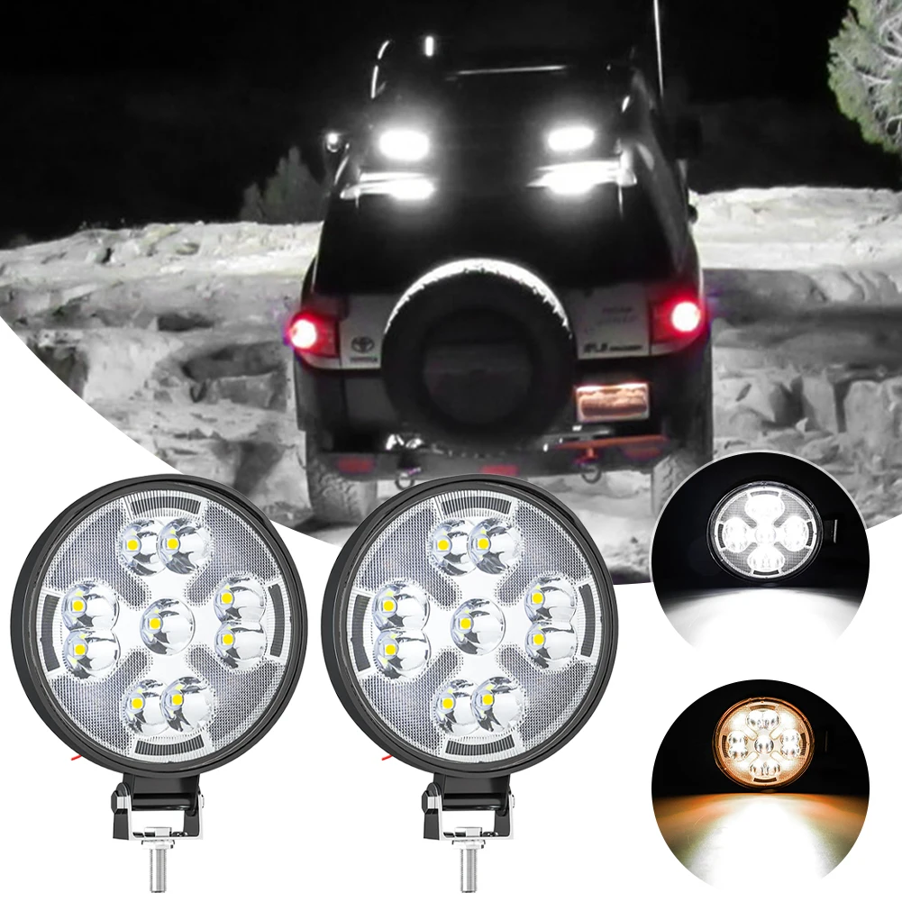 48W LED Work Light Mini Round LED Light Super Bright Daylight White Yellow Light for Car, Motorcycle Trucks Car Accessories
48W LED Work Light Mini Round LED Light Super Bright Daylight White Yellow Light for Car, Motorcycle Trucks Car Accessories