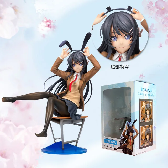 Senpai Sakurajima Mai Chair Sexy Anime Action Figure Toys Anime Rascal Does Not Dream of Bunny Girl Senpai Sexy Figure Toy
Senpai Sakurajima Mai Chair Sexy Anime Action Figure Toys Anime Rascal Does Not Dream of Bunny Girl Senpai Sexy Figure Toy
