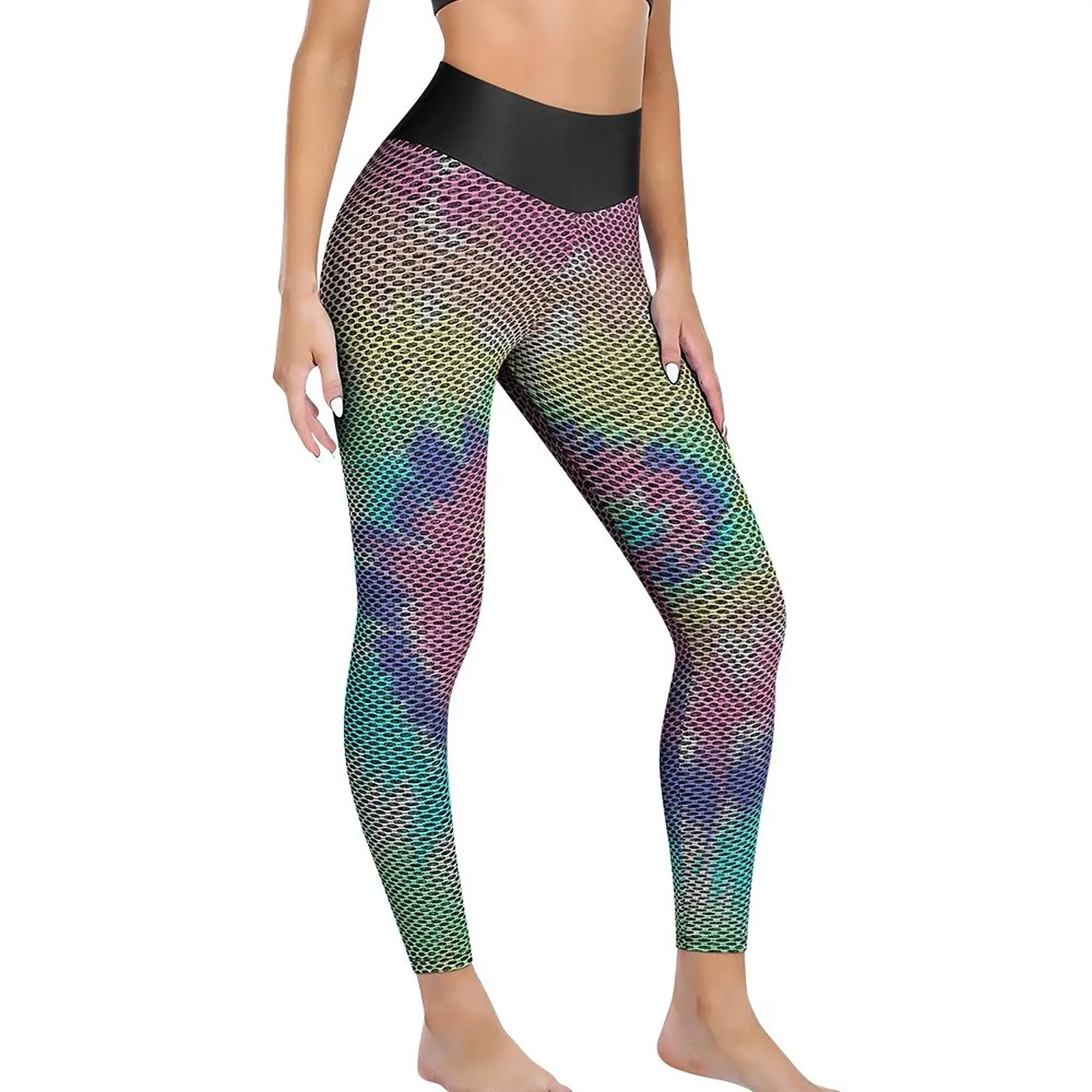 Colorful Rainbow Print Leggings Sexy Modern Tie Dye Push Up Yoga Pants Aesthetic Stretchy Leggins Design Workout Sports Tights
Colorful Rainbow Print Leggings Sexy Modern Tie Dye Push Up Yoga Pants Aesthetic Stretchy Leggins Design Workout Sports Tights