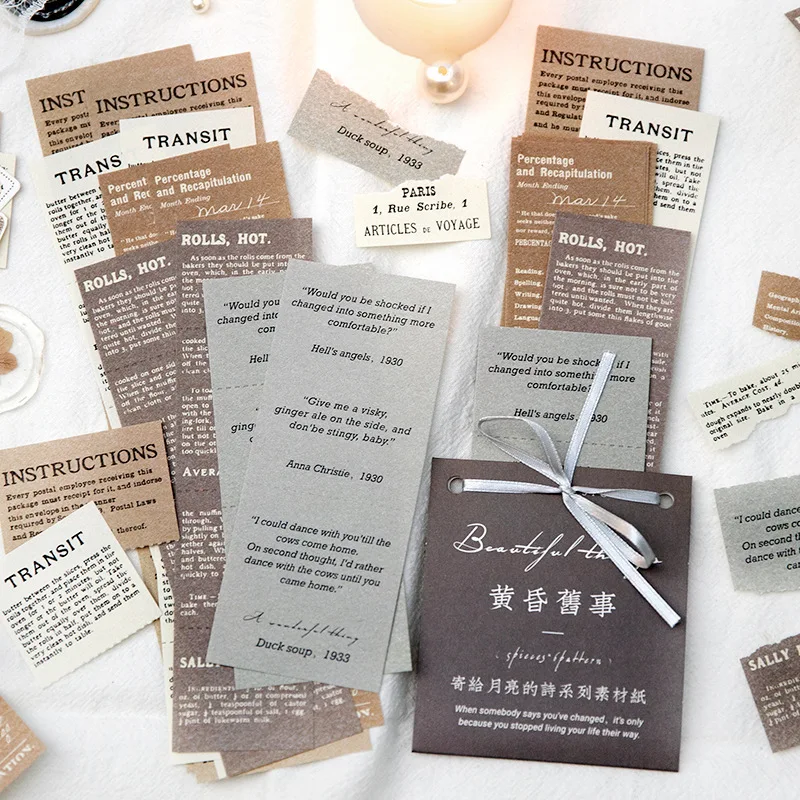 20sets/lot Memo Pads Material Paper Sent to the Moon Junk Journal Scrapbooking Cards Retro Background Decoration Paper
20sets/lot Memo Pads Material Paper Sent to the Moon Junk Journal Scrapbooking Cards Retro Background Decoration Paper