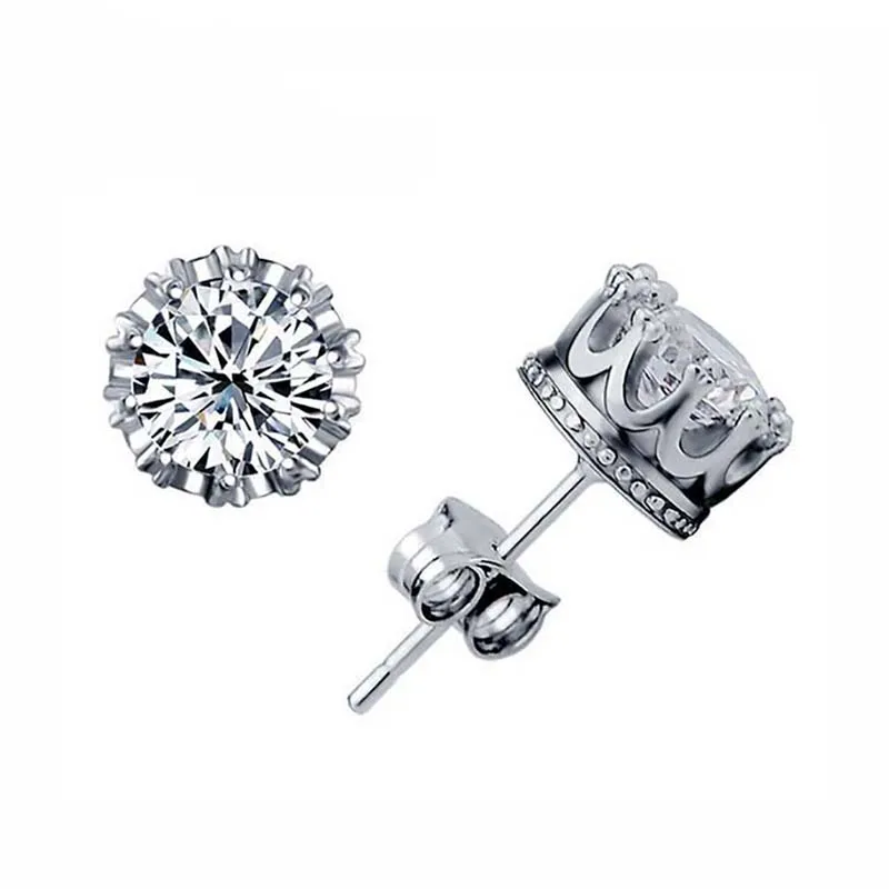 Crown Shape Fashion Shining Zircon Small Men Women Stud Earrings Gold Color Ears Studs Crystal Earrings Fashion Jewelry
Crown Shape Fashion Shining Zircon Small Men Women Stud Earrings Gold Color Ears Studs Crystal Earrings Fashion Jewelry