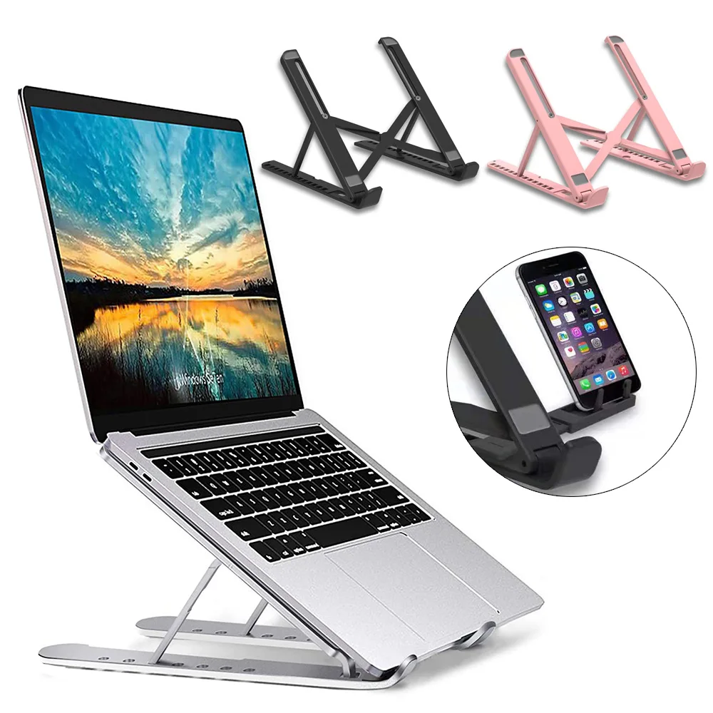 Foldable Laptop Notebook Stand Aluminum Alloy Computer Tablet Riser Cooling Bracket Notebook Base for Laptop Tablet Accessories
Foldable Laptop Notebook Stand Aluminum Alloy Computer Tablet Riser Cooling Bracket Notebook Base for Laptop Tablet Accessories