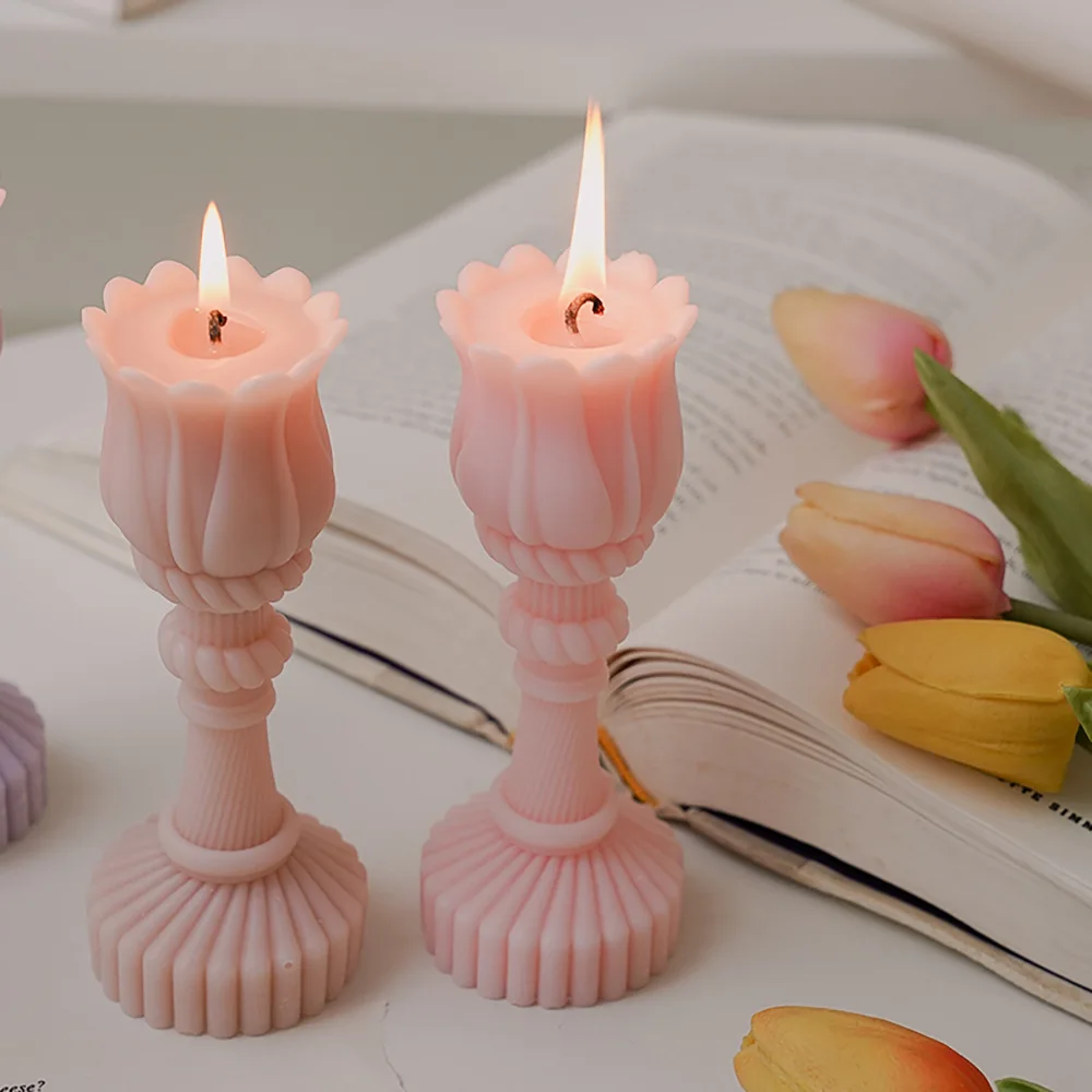Romantic scented candles tulip candle holder home decoration ornament smell candles creative birthday gifts wedding decor candle
Romantic scented candles tulip candle holder home decoration ornament smell candles creative birthday gifts wedding decor candle