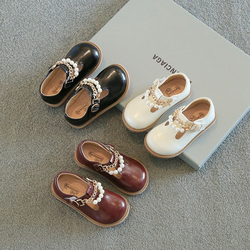 New Girls Black Leather Shoes Children Flats Genuine Leather Baby Toddler Pearl Moccasins Princess Kids Performance 02
New Girls Black Leather Shoes Children Flats Genuine Leather Baby Toddler Pearl Moccasins Princess Kids Performance 02