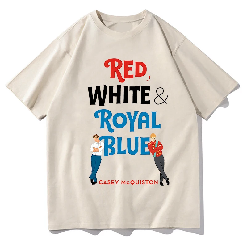 Red White And Royal Blue T shirt Tshirt Hip Hop harajuku male T-shirt Clothing Tees Streetwear funny hip men 100% Cotton Tops
Red White And Royal Blue T shirt Tshirt Hip Hop harajuku male T-shirt Clothing Tees Streetwear funny hip men 100% Cotton Tops