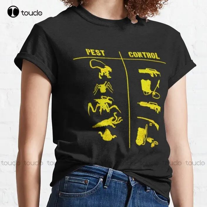 

New Pest Control Movies Geek Scifi Sci Fi Sciencefiction Classic T-Shirt Cotton Tee Shirt Graphic T Shirts Fashion Funny New