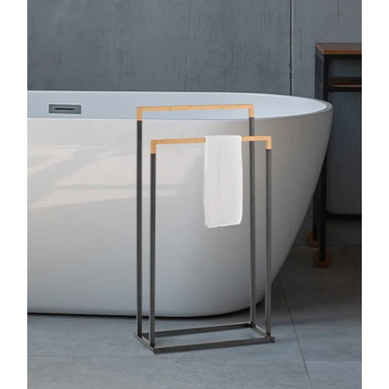 Freestanding Metal Towel Rack With Bamboo Wood Bar | Towel Drying Rack | Towel Holder | Towel Storage | Towel Stand | Unique
Freestanding Metal Towel Rack With Bamboo Wood Bar | Towel Drying Rack | Towel Holder | Towel Storage | Towel Stand | Unique