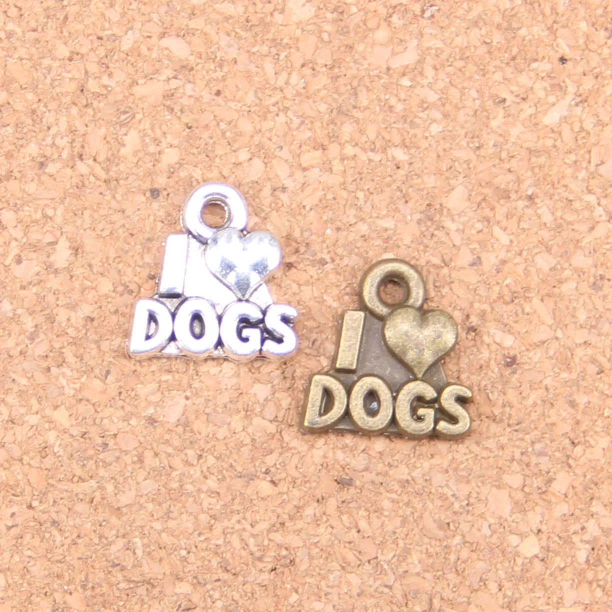 106pcs Charms I love dogs 13x12mm Antique Pendants,Vintage Tibetan Silver Jewelry,DIY for bracelet necklace
106pcs Charms I love dogs 13x12mm Antique Pendants,Vintage Tibetan Silver Jewelry,DIY for bracelet necklace