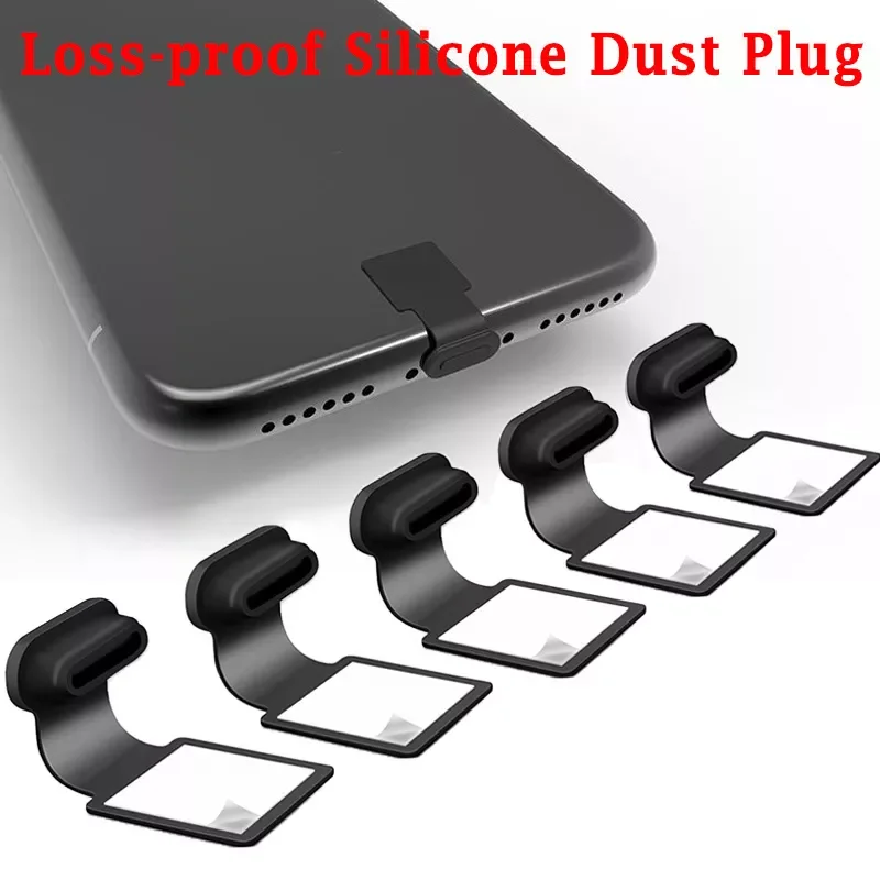 Loss-proof Silicone Phone Dust Plug USB Charging Port Rubber Plug Protector Dustproof Cover Cap for Iphone Type-C Dust Plug
Loss-proof Silicone Phone Dust Plug USB Charging Port Rubber Plug Protector Dustproof Cover Cap for Iphone Type-C Dust Plug