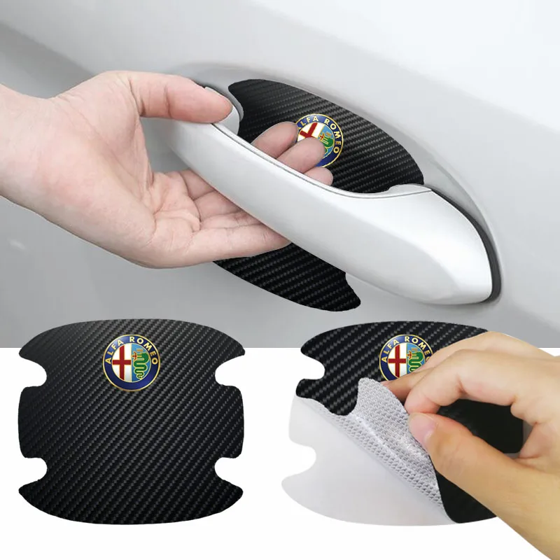 Car Carbon Fiber Door Handle Bowl Car Exterior Sticker Decal For Alfa Romeo 159 147 156 166 Giulietta Giulia Mito Stelvio Spider
Car Carbon Fiber Door Handle Bowl Car Exterior Sticker Decal For Alfa Romeo 159 147 156 166 Giulietta Giulia Mito Stelvio Spider