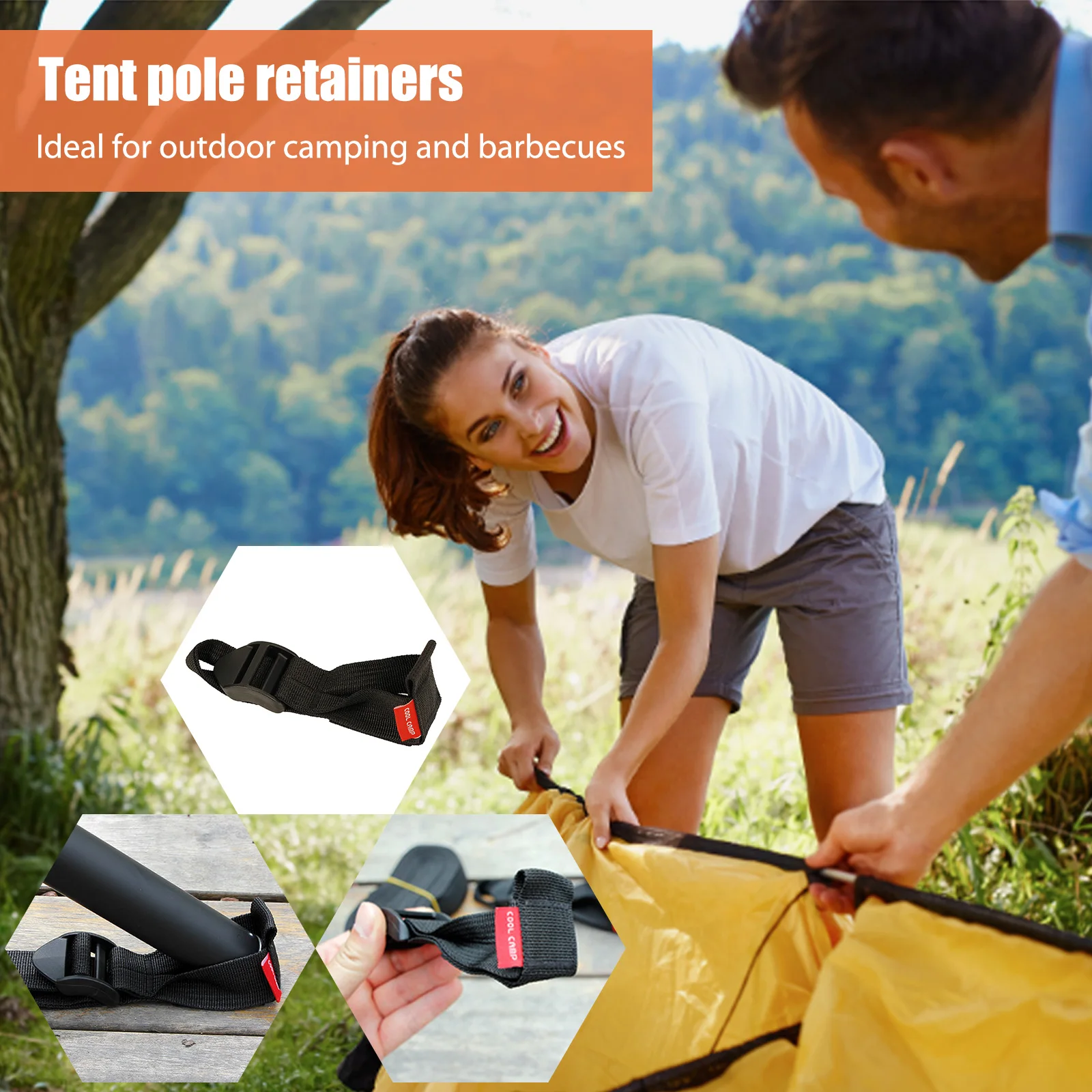 Oxford Cloth Pyramid Tent Pole Holder Adjustable Tent Pole Fixed Belt Buckle Canopy Rod Fixing Buckle for Outdoor Camping Bbq
Oxford Cloth Pyramid Tent Pole Holder Adjustable Tent Pole Fixed Belt Buckle Canopy Rod Fixing Buckle for Outdoor Camping Bbq