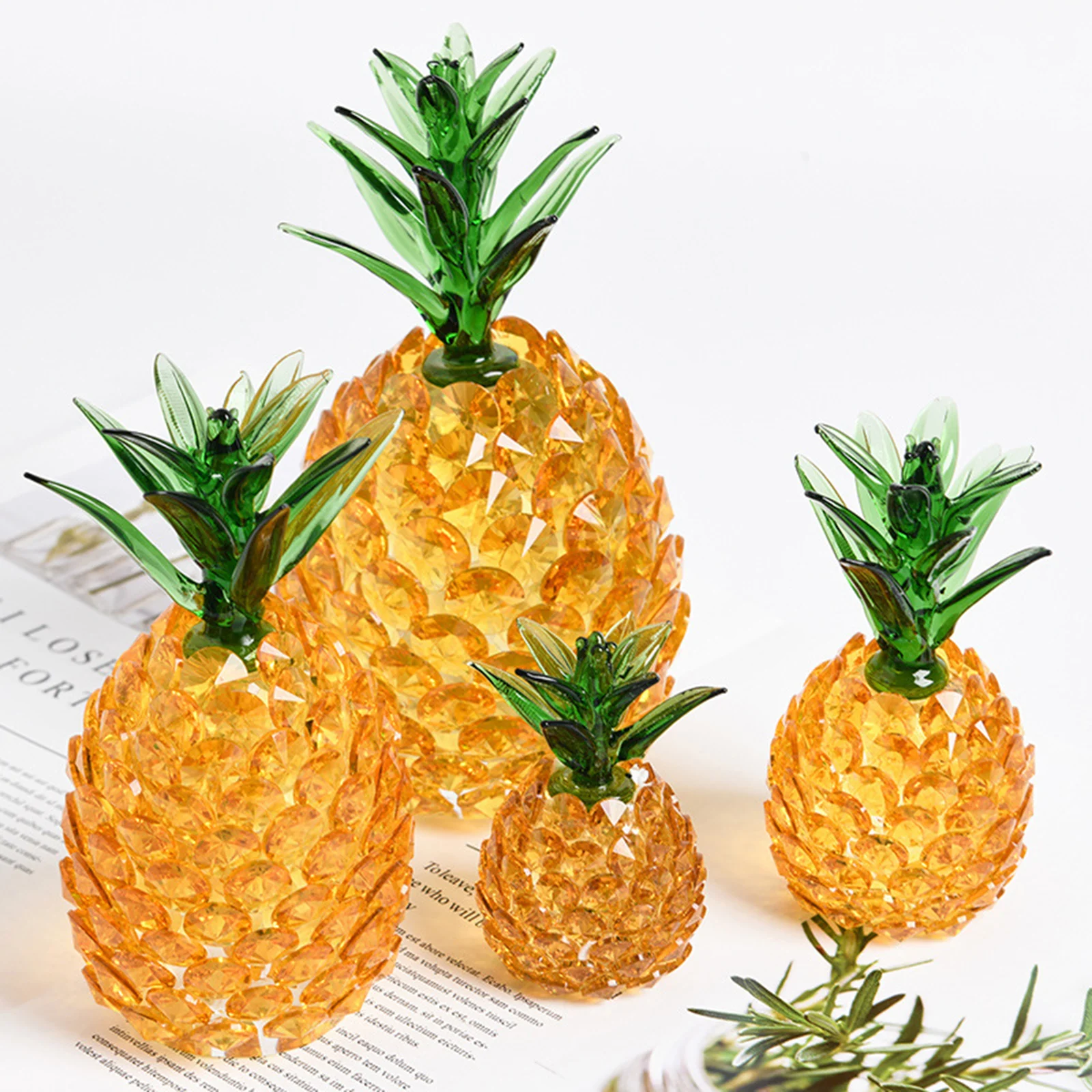 2022 Creative Pineapple Crystal Ornament, Pineapple Crystal Porch Wine Cabinet Artificial Crystal Ornament Gift
2022 Creative Pineapple Crystal Ornament, Pineapple Crystal Porch Wine Cabinet Artificial Crystal Ornament Gift