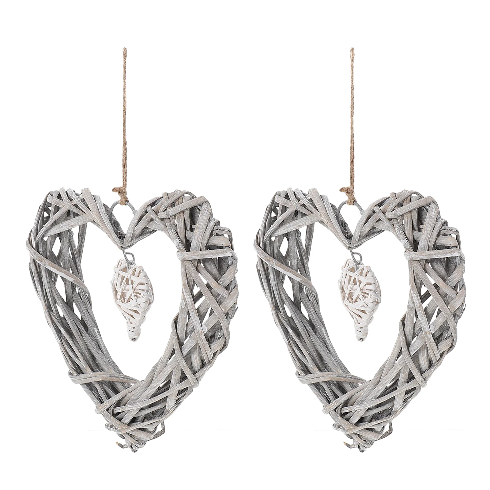 2 Pcs Rabbit Decorations The Home Door Garland Hanging Wedding Door Wreath Rattan Heart Shaped Balls Photo Shooting Props
2 Pcs Rabbit Decorations The Home Door Garland Hanging Wedding Door Wreath Rattan Heart Shaped Balls Photo Shooting Props