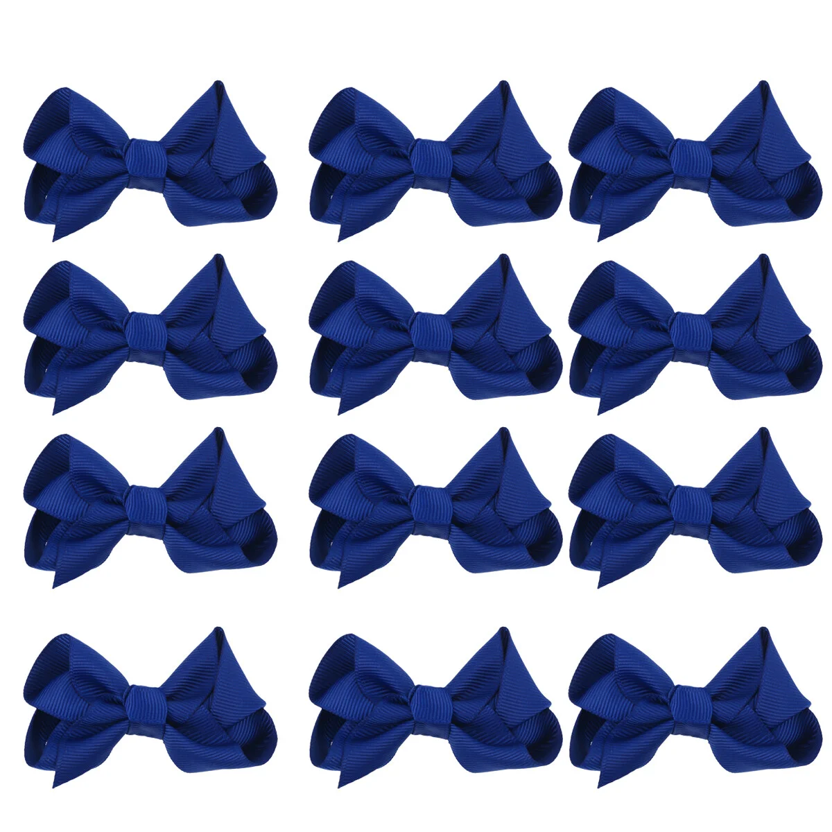 

12pcs Girls Small Hair Bows Grosgrain Ribbon Boutique Bows Clip Bow Tie Lovely Colorful Barrettes Hairpins Hair Accessories for