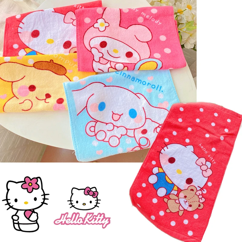 Hello Kitty Cotton Towel Sanrio mymelody Cartoon Bath towel Face towel Super Soft child Home Bathroom Washing Hand Face Towel
Hello Kitty Cotton Towel Sanrio mymelody Cartoon Bath towel Face towel Super Soft child Home Bathroom Washing Hand Face Towel