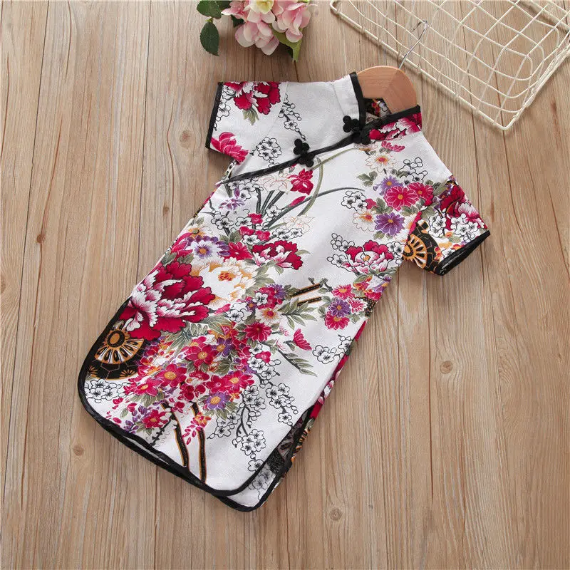 Dress of Girls Summer Children's Tang Suit Cheongsam 2022 New Girls Improved Kids Dress Baby Cheongsam Cotton Cospaly Dresses
Dress of Girls Summer Children's Tang Suit Cheongsam 2022 New Girls Improved Kids Dress Baby Cheongsam Cotton Cospaly Dresses